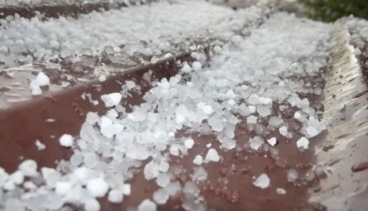 Gədəbəy və Göygöldə dolu düşüb - FAKTİKİ HAVA AÇIQLANDI