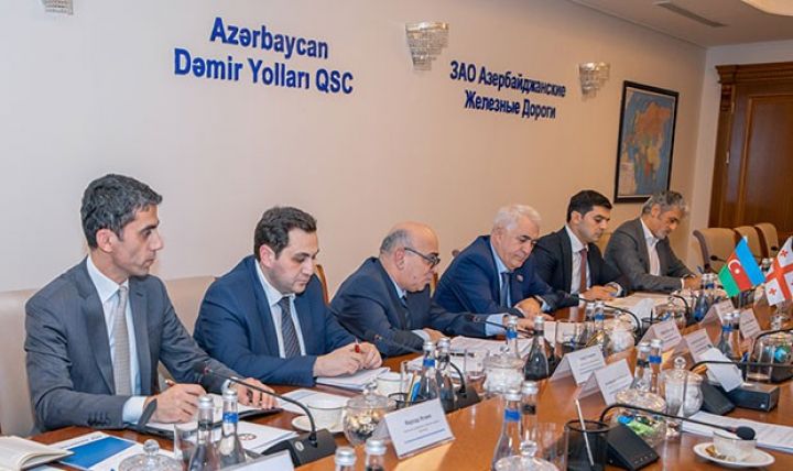 Azərbaycan və Gürcüstan dəmir yolları rəhbərləri arasında görüş keçirilib