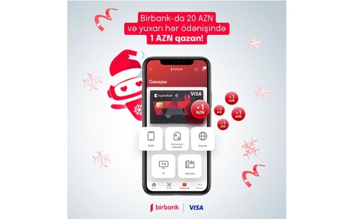 Birbank istifadəçiləri əlavə bonuslar qazanacaqlar