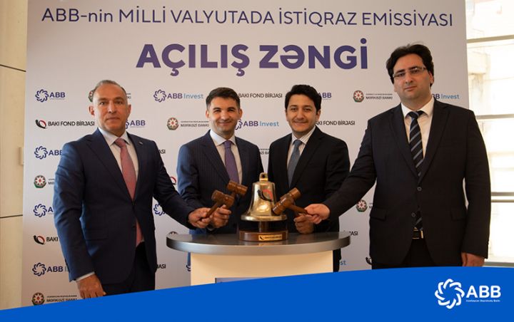 ABB-nin manatla istiqraz emissiyasının “Açılış Zəngi” olub