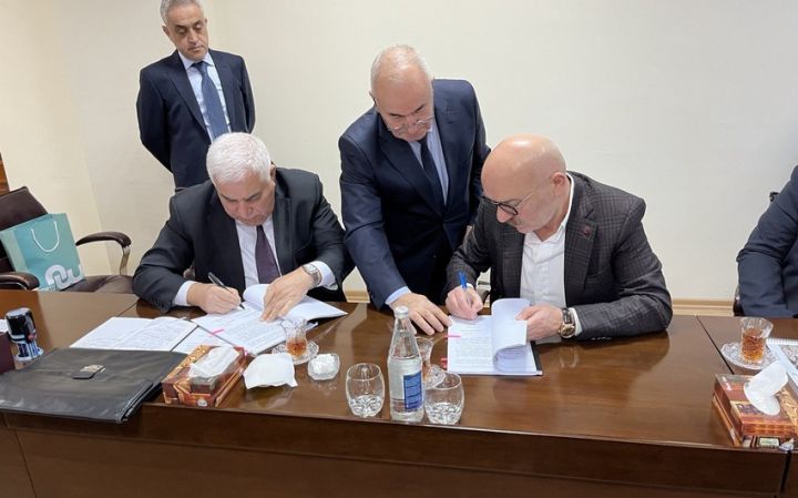 Zabuxçay su anbarının tikintisinə dair müqavilələr imzalandı