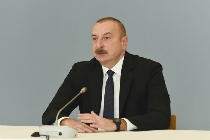 İlham Əliyev Zəngilanda  Forumunun açılış mərasimində iştirak edir