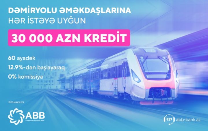 ABB-dən dəmiryolu işçilərinə sərfəli təklif