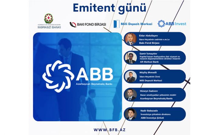 Bakı Fond Birjasında ilk dəfə olaraq “Emitent Günü” tədbiri baş tutacaq