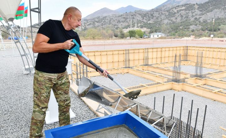 Şuşada bir sıra açılışlar və təməlqoyma mərasimləri olub