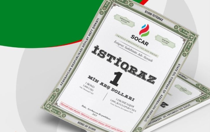 SOCAR İstiqrazları üzrə 7-ci kupon ödənişi edildi