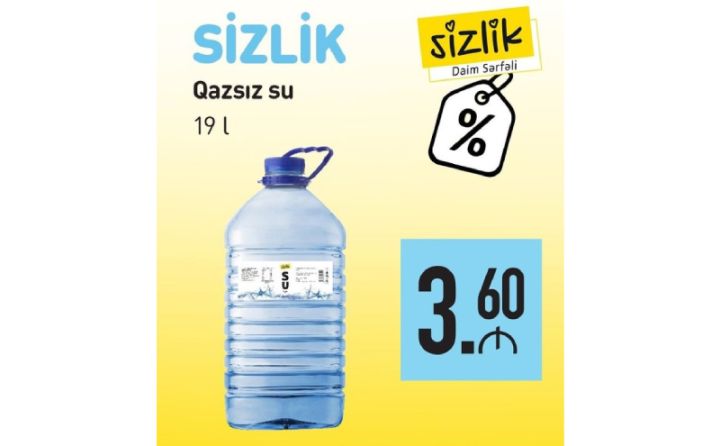 "İkar-Qrup" şirkəti artezian suyunu "mineral süfrə suyu" olaraq təklif edib