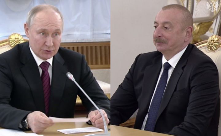 İlham Əliyev Putinə zəng edib