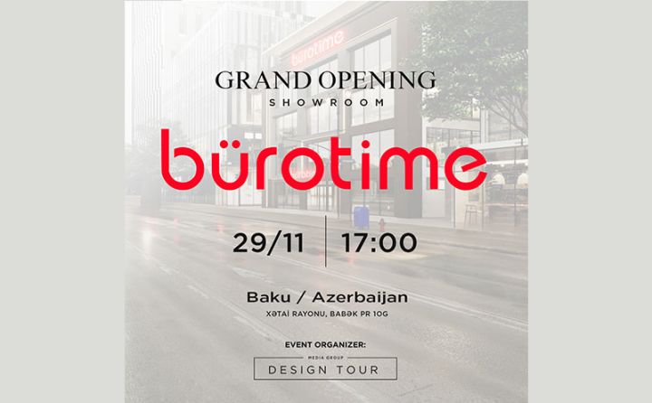 Məşhur ofis mebeli markası Bürotime artıq Azərbaycanda - BÖYÜK SATIŞ MƏRKƏZİ AÇILIR
