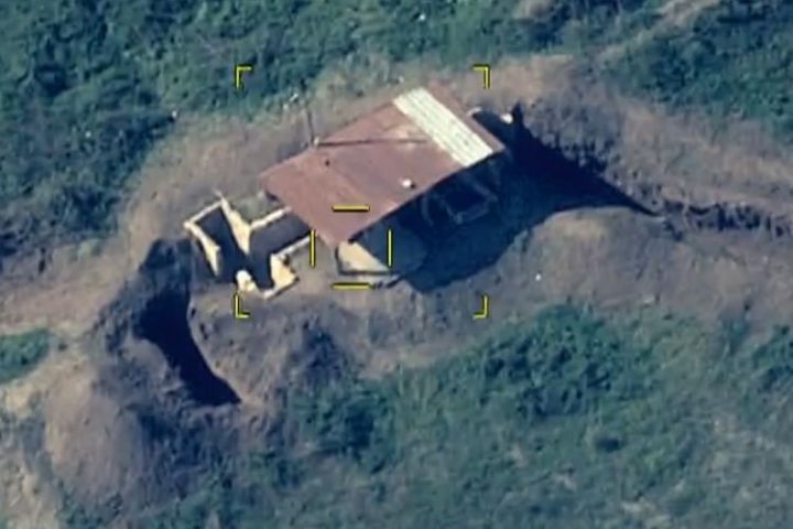 Düşmənin artilleriya bölmələri və komanda məntəqəsi məhv edilib - VİDEO