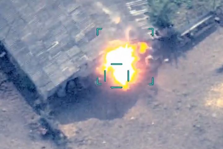 Döyüş meydanından qaçan düşmən – VİDEO