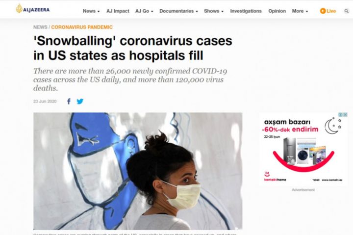 ABŞ-da COVID-19 yenidən sürətlə yayılır