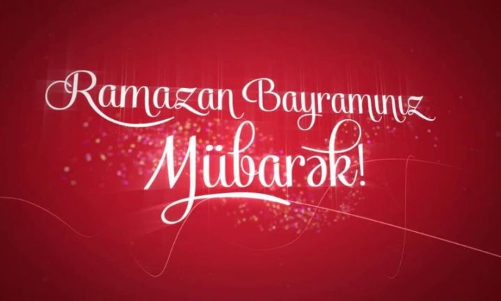 Ramazan bayramınız mübarək!